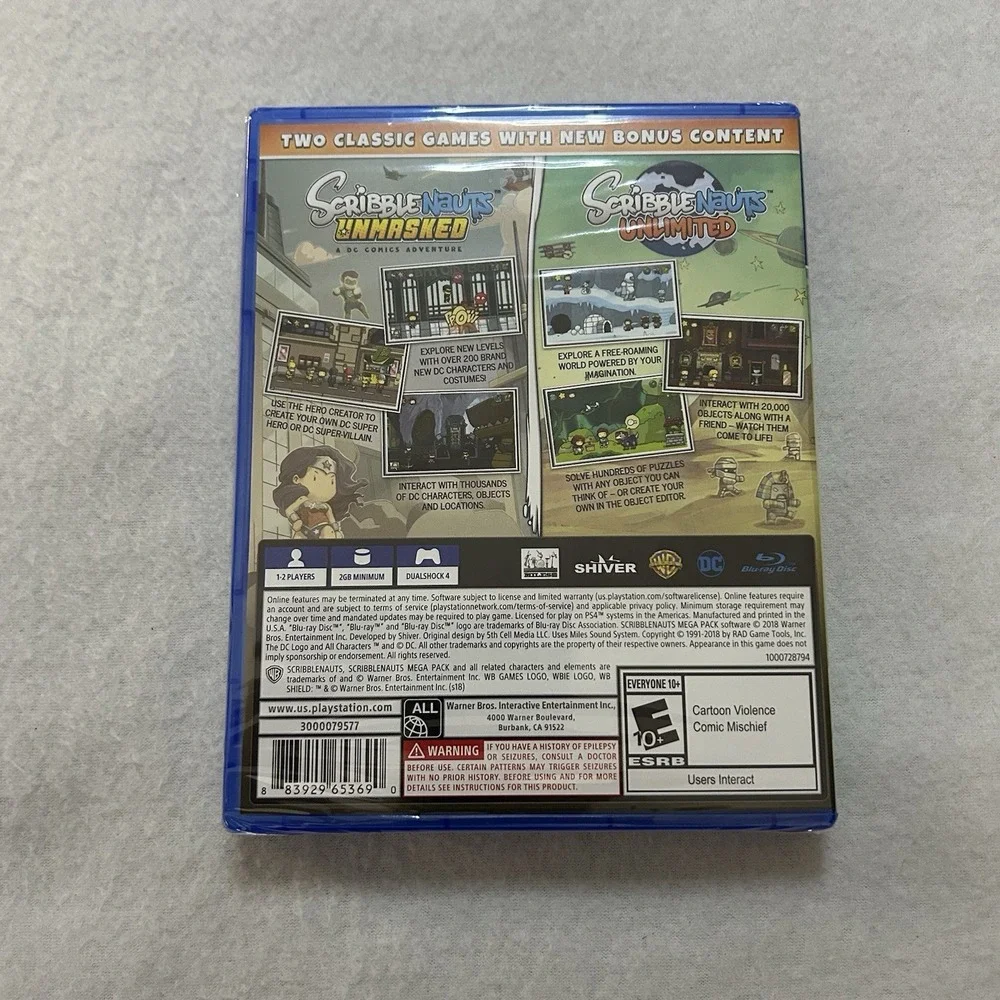 Scribblenauts Mega Pack - Sony PlayStation 4 PS4 Brand New Sealed